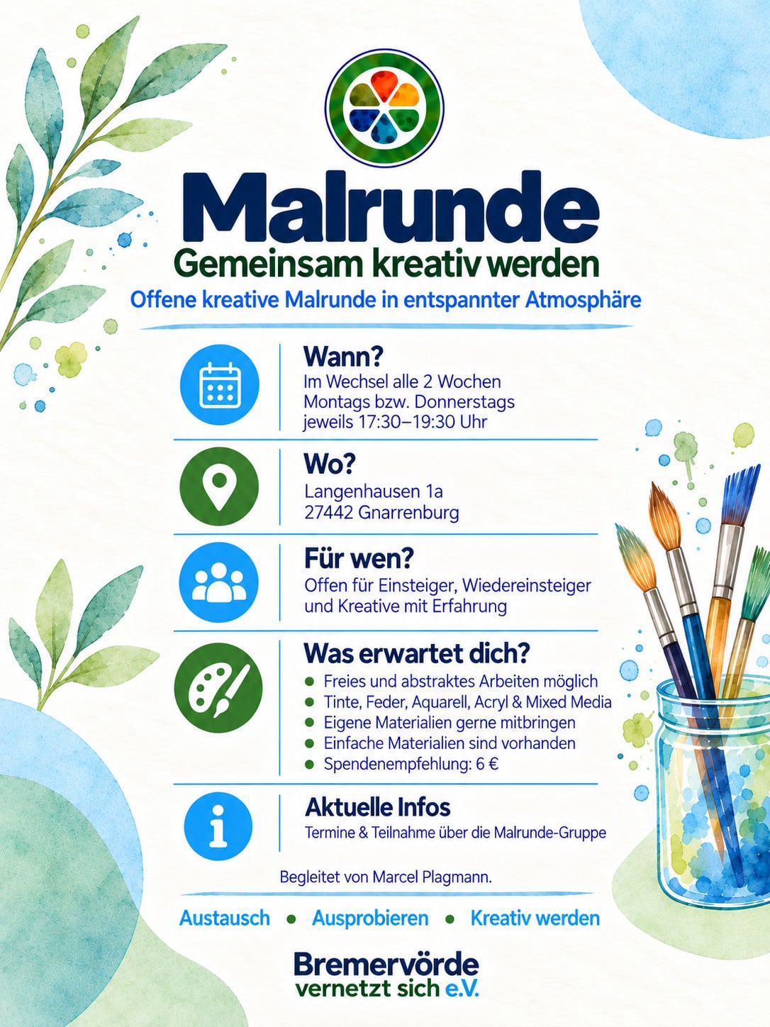 Malrunde - Langenhauden Bremervörde vernetzt sich e.V.